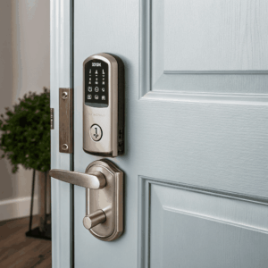 Smart Deadbolt Lock with Fingerprint Access